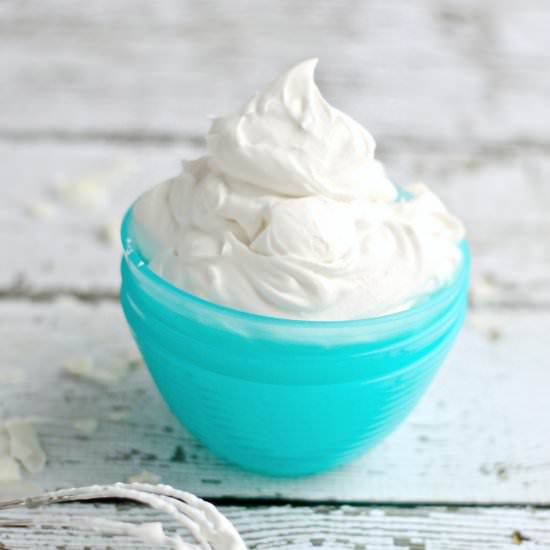 Coconut Whipped Cream - Recipe photo by petiteallergytreats