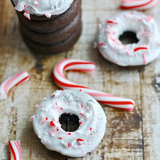 GF Vegan Chocolate Peppermint Donut - Recipe photo by petiteallergytreats