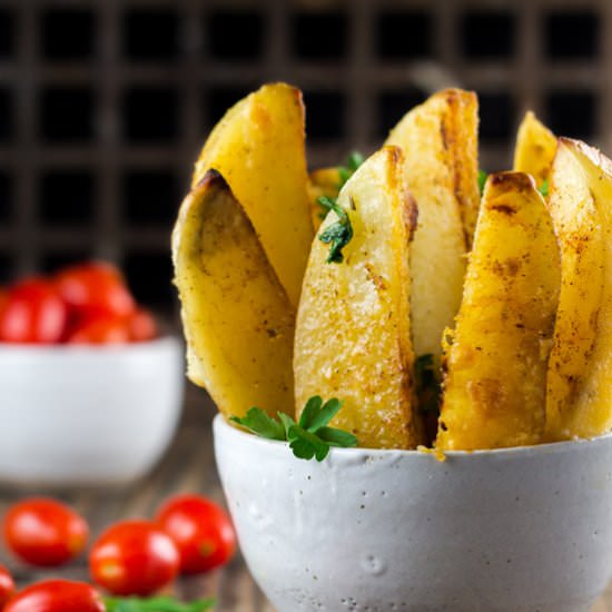 Roasted Greek Potatoes - Recipe photo by The Mediterranean Dish