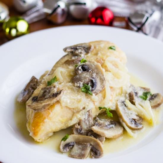 Creamy Lemon Chicken - Recipe photo by cocinamuyfacil