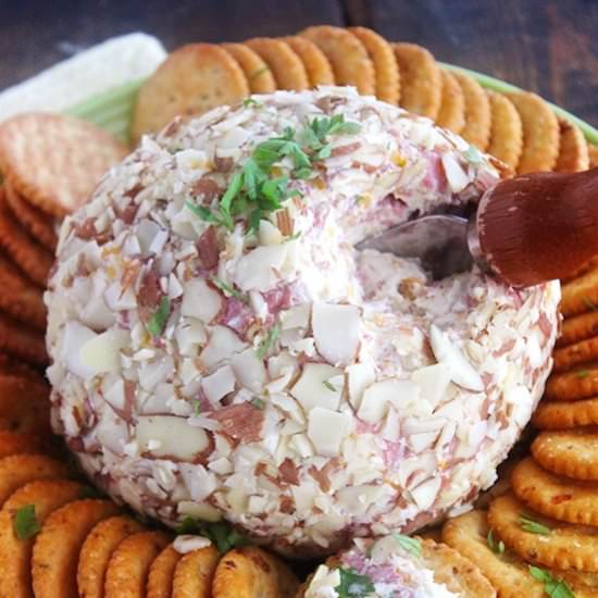 The Best Cheese Ball Recipe - Recipe photo by simplegreenmoms