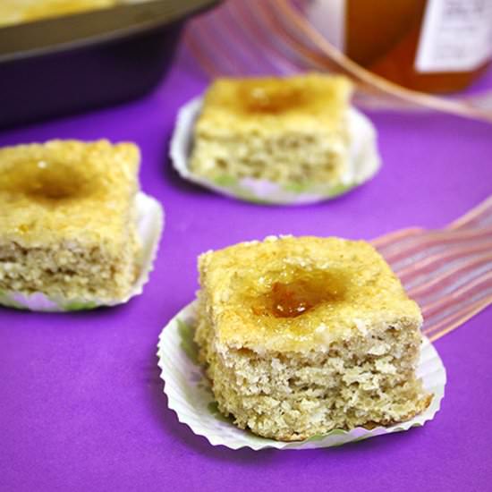 Oat Pulp Thumbprint Cookies - Recipe photo by veganlovlie