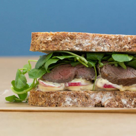 A Lean Steak Sandwich - Recipe photo by recipesfromapantry
