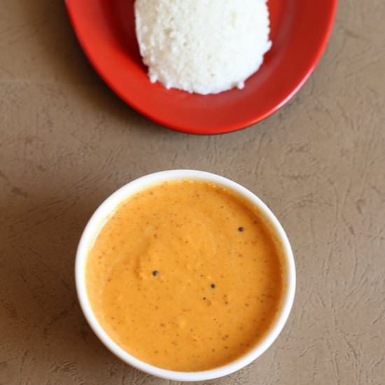Red Coconut Chutney - Recipe photo by udupi-recipes