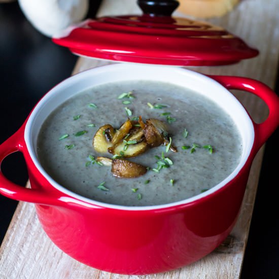 Mushroom Cream Soup - Recipe photo by KitchenHighlights