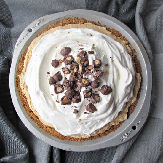 The Best Peanut Butter Pie - Recipe photo by YakkaFIT