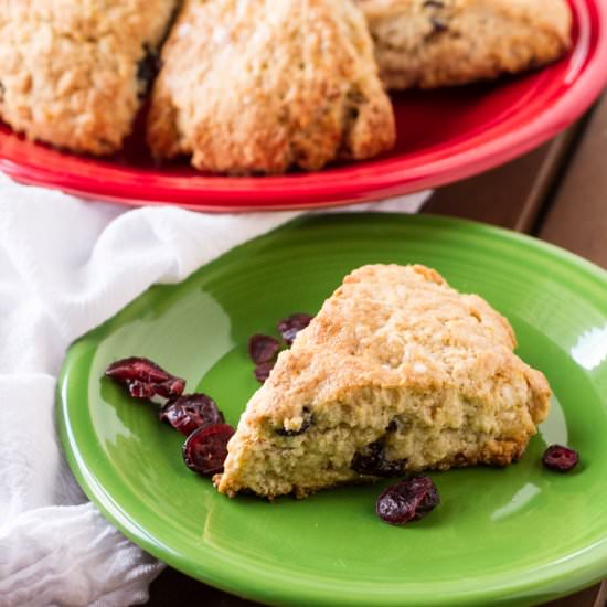 Cranberry Orange Scones - Recipe photo by Chattavore