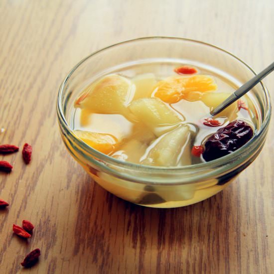 Fruit Dessert Soup - Recipe photo by Daily EZ Cooking