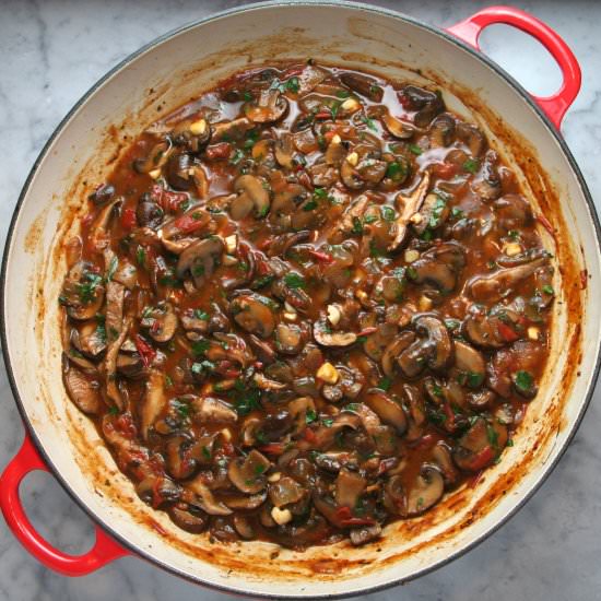 Fresh & Wild Mushroom Stew - Recipe photo by thebrookcook.wordpress.com
