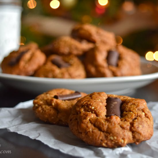 Flourless (Pea)Nut Butter Blossoms - Recipe photo by youreananimal