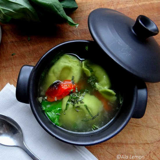 Tomato and Spinach Tortellini Soup - Recipe photo by Ala_lemon