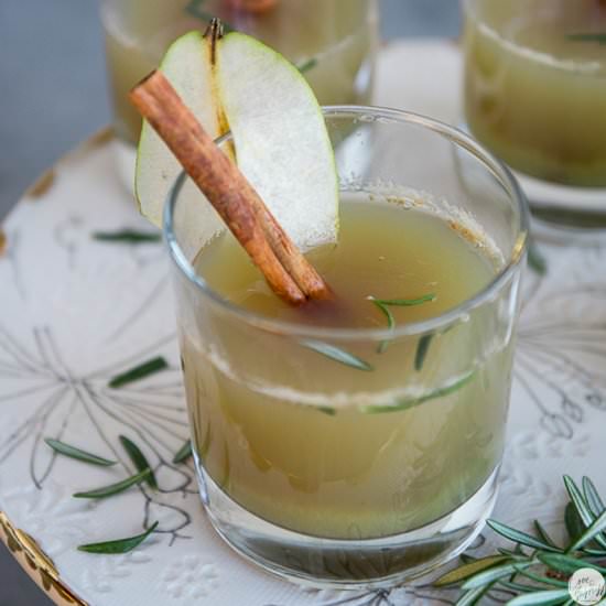 Immune-Boosting Pear Cider - Recipe photo by LoveAndGarnish