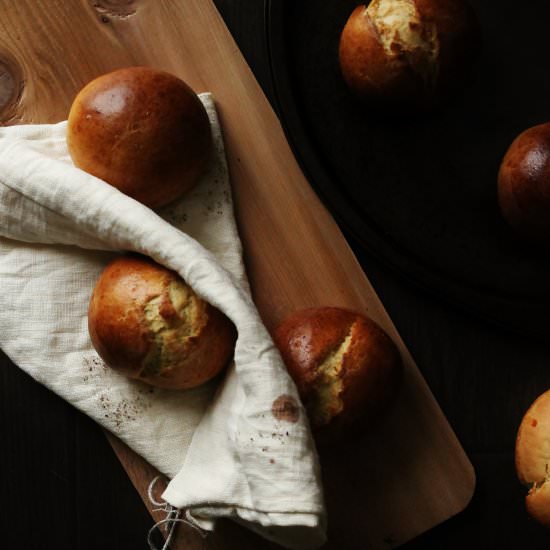 Corn Milk Brioche - Recipe photo by Cocoetcocoa