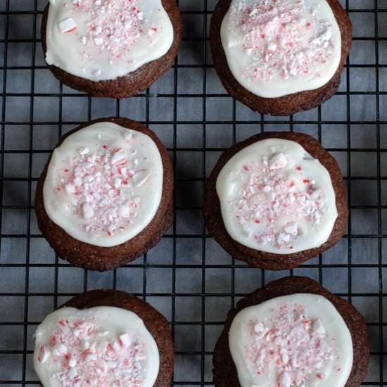 Chocolate Candy Cane Buttons - Recipe photo by Circle B Kitchen