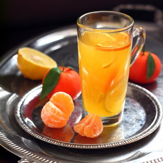 Tangerines and Ginger Syrup - Recipe photo by Eva Toneva