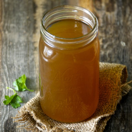 Homemade Beef Broth - Recipe photo by RelishingIt