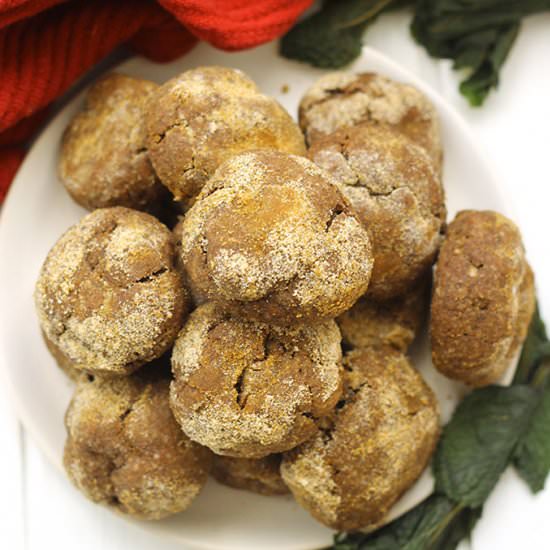 Paleo Peppermint Chocolate Crinkles - Recipe photo by TheHealthyMaven