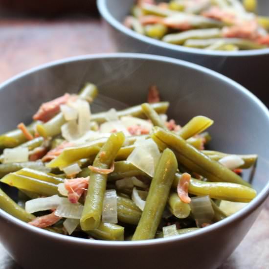 12 Hour Green Beans and Ham - Recipe photo by SolidGoldEats