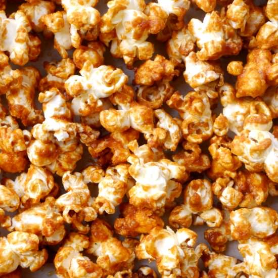 sriracha caramel corn - Recipe photo by mybaconwrappedlife