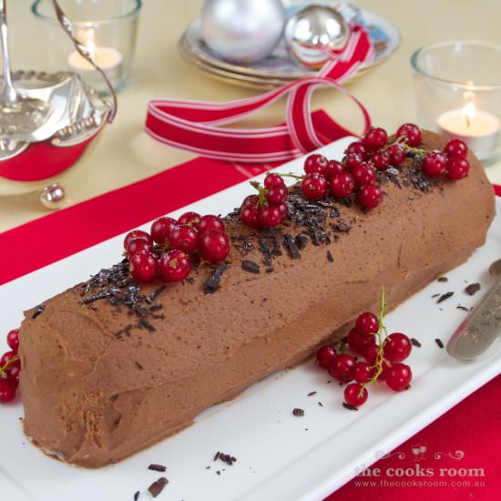 Christmas Chocolate Ripple Log - Recipe photo by annmcdonald