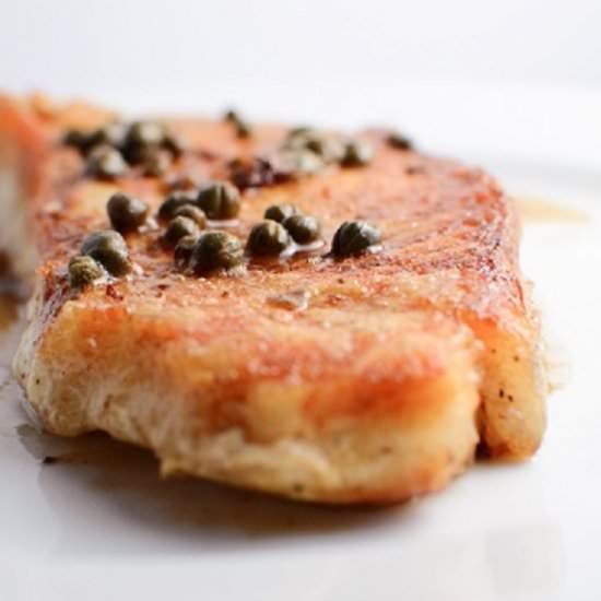 Halibut in Brown Butter Sauce - Recipe photo by foodefile