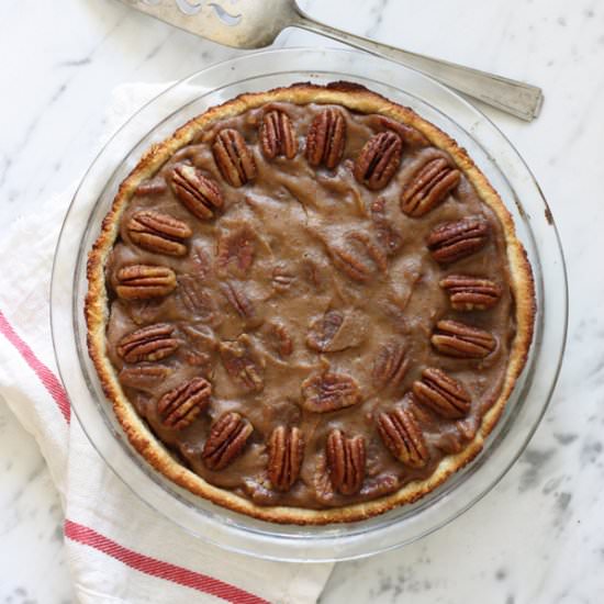Salted Caramel Pecan Pie - Recipe photo by SpunkyCoconut