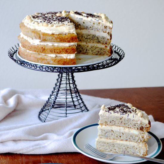 Peanut Butter Banana Cake - Recipe photo by Obsessive Cooking Disorder
