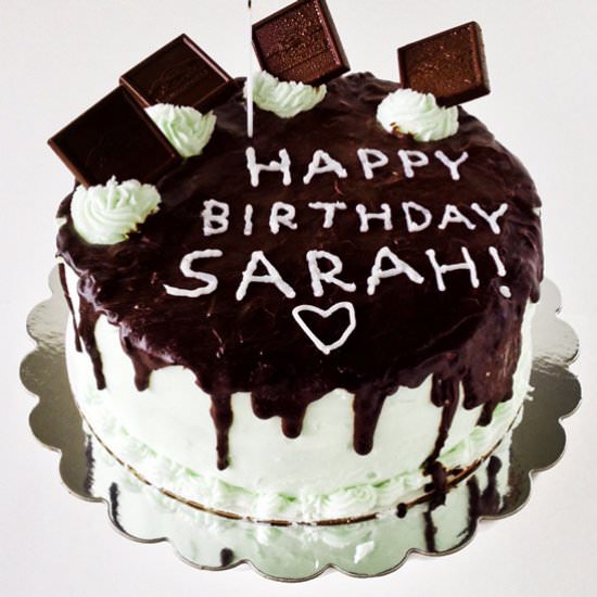 Mint Chocolate Cake - Recipe photo by savoringspoon