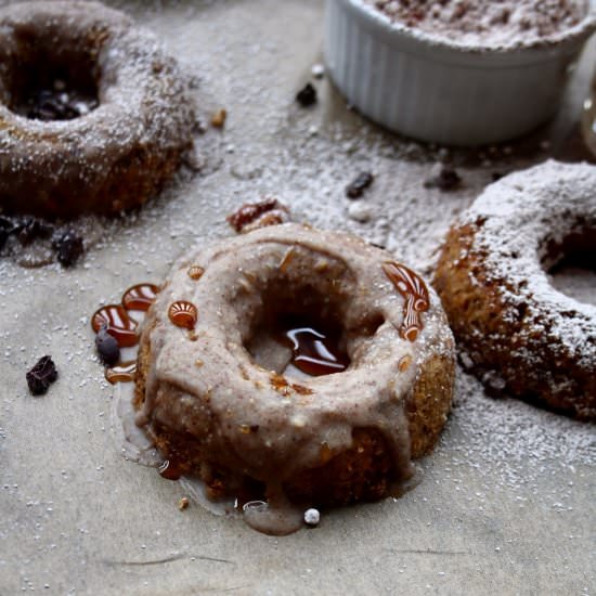 Raw Pumpkin Donuts - Recipe photo by bluelij