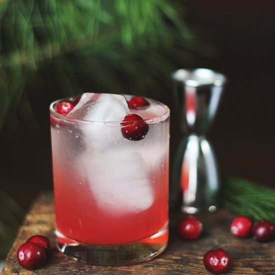 Cranberry Pine Mocktail - Recipe photo by The Merrythought