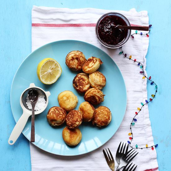 Aebleskiver with Vanilla & Jam - Recipe photo by Sarah-TheSugarHit