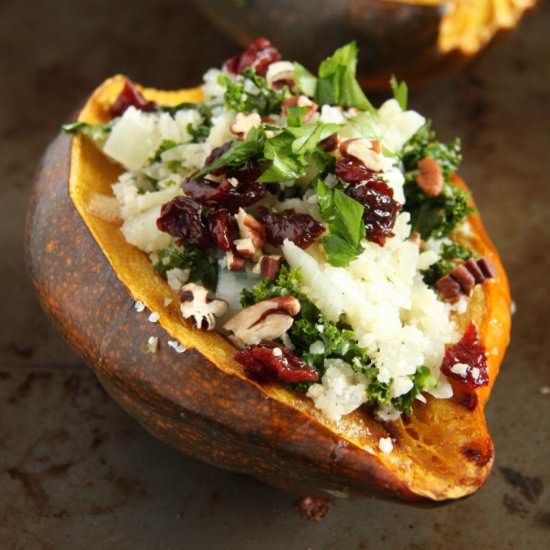 Cauliflower Rice & Acorn Squash - Recipe photo by 24carrotlife