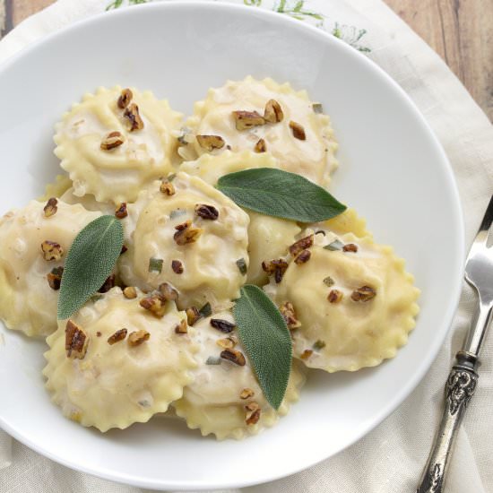 Butternut Squash Ravioli - Recipe photo by CookingOnTheFrontBurner