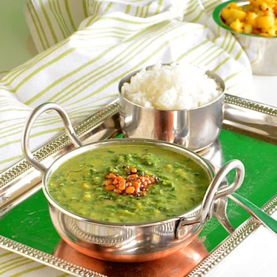 Keerai Poricha Kootu - Recipe photo by Sasi