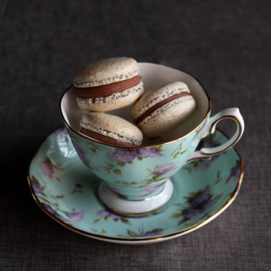 Earl Grey Tea Macarons - Recipe photo by thingsforboys