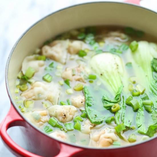 Wonton Soup - Recipe photo by damndelicious