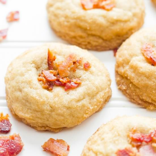 Bourbon Bacon Brown Sugar Cookies - Recipe photo by wholefully