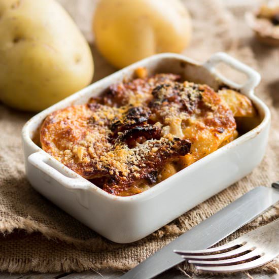 Baccala with potatoes in the oven - Recipe photo by Katrinshine