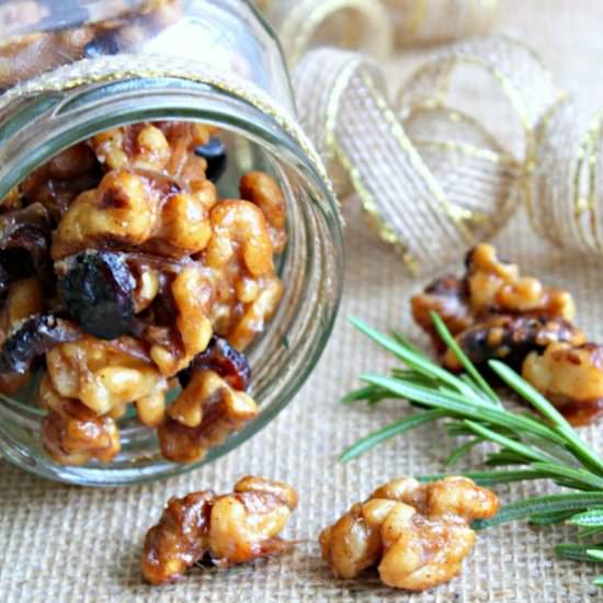 Candied Cranberry Walnut Clusters - Recipe photo by Wozz Kitchen Creations