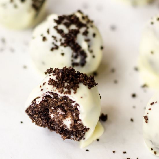 3 Ingredient Oreo Truffles - Recipe photo by savedbythekale