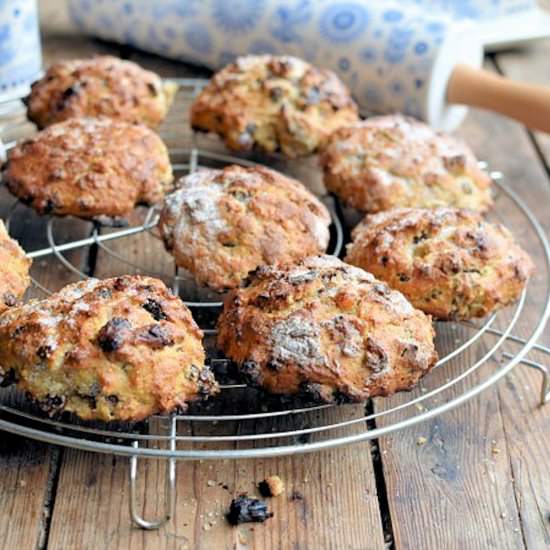 Mincemeat Scones - Recipe photo by Lavender and Lovage