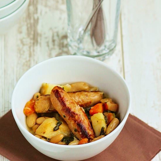 Slow Cooker Sausage Casserole - Recipe photo by GoodFoodShared