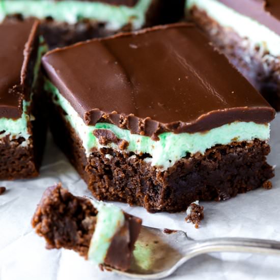 Mint Chocolate Brownies - Recipe photo by sallysbakingaddiction