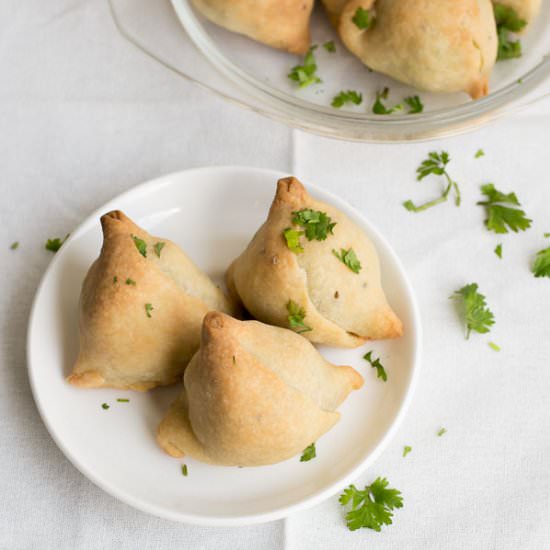 Lite Baked Veggie Indian Samosa - Recipe photo by kannammacooks