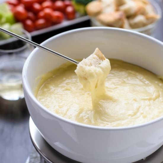 Classic Cheese Fondue - Recipe photo by wellplated