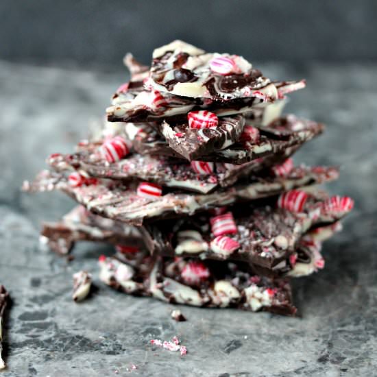 Chocolate Peppermint Bark - Recipe photo by cravingsofalunatic