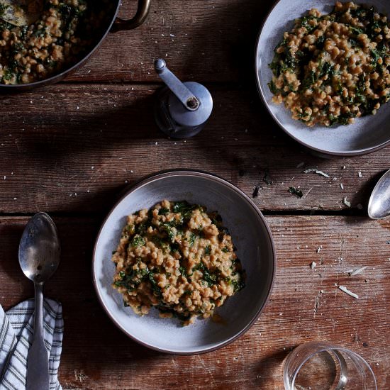 Farrotto! It's a thing! - Recipe photo by fforfood