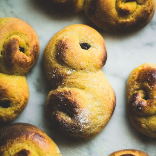 Gluten Free Swedish Saffron Buns - Recipe photo by bakingmagique