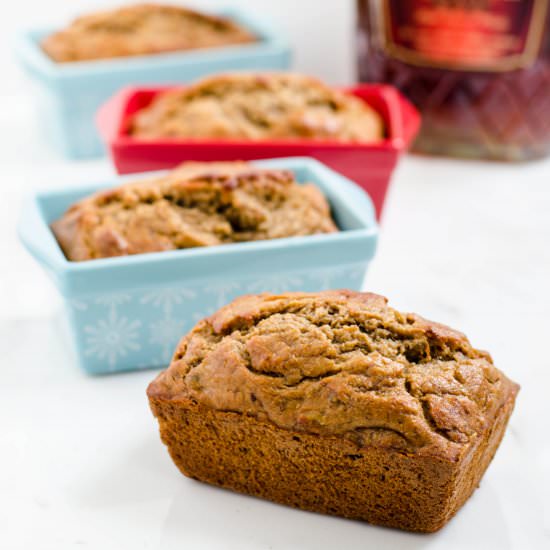 Maple Whiskey Banana Bread - Recipe photo by cookingalamel