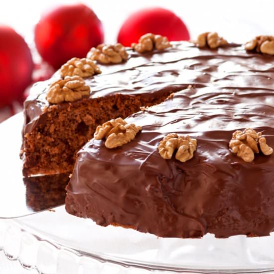 Chocolate Nut Cake - Recipe photo by Fotokulinarnie
